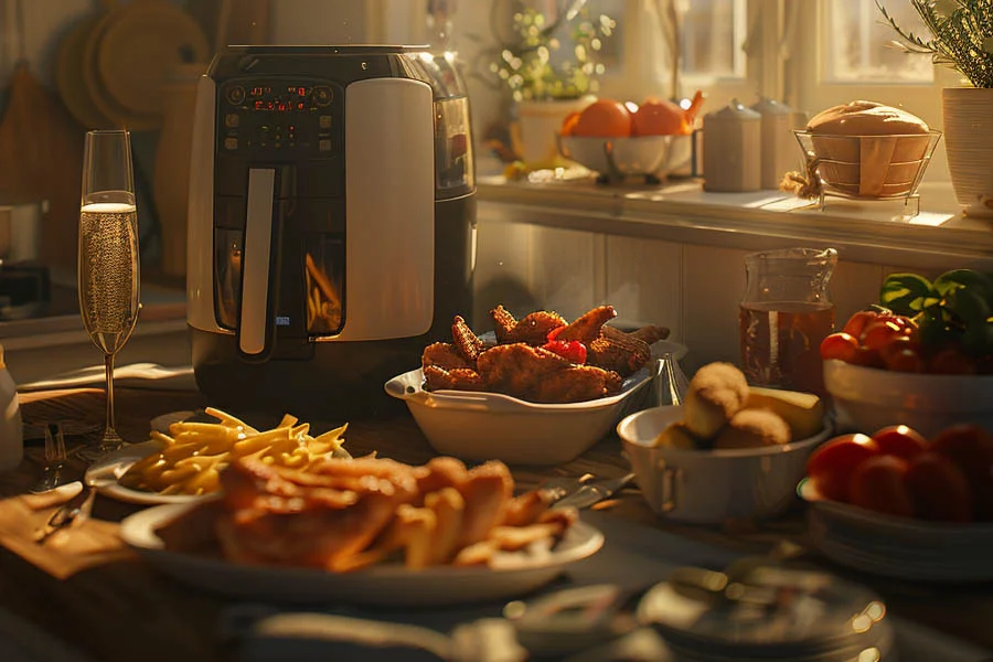 Easy-to-clean mini air fryer