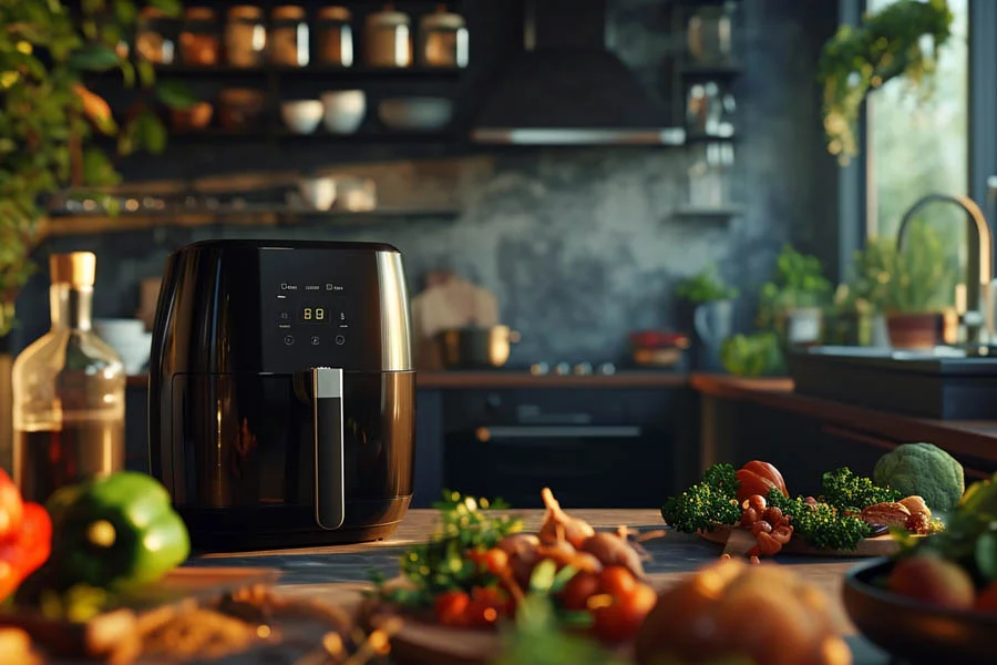 Space-saving mini air fryer for dorms