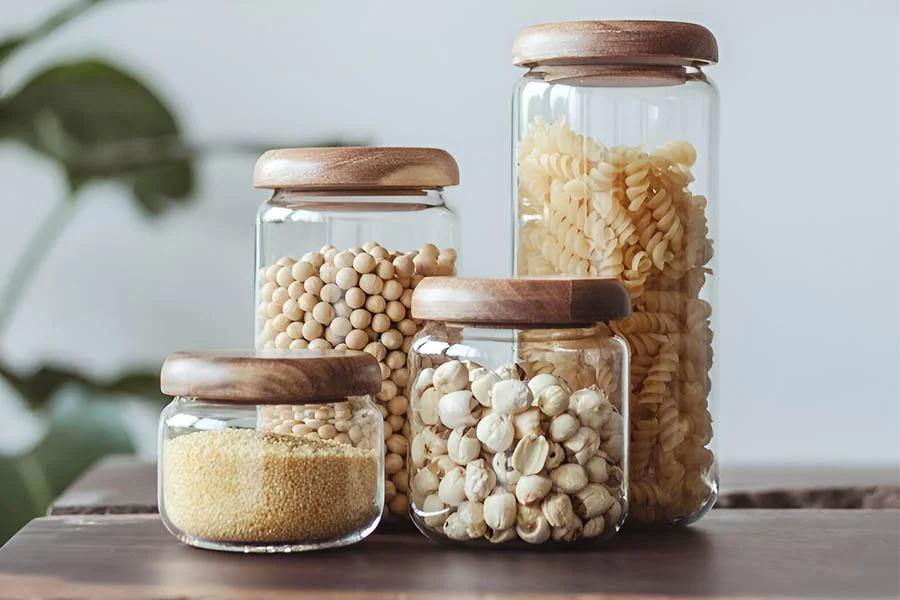 Leakproof glass storage containers